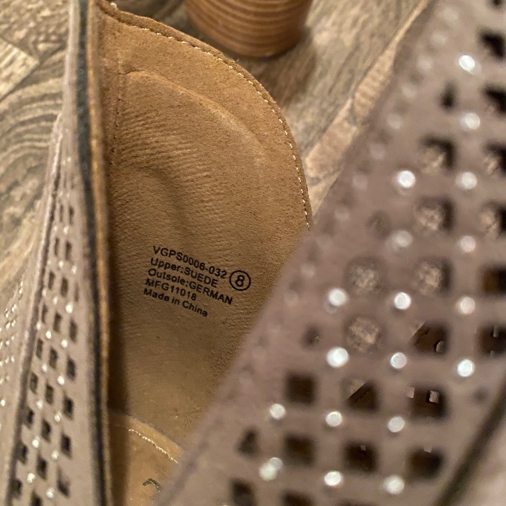 Very G peep toe booties